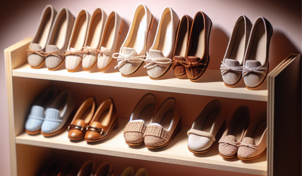 1/6 Scale Female Flat Shoes