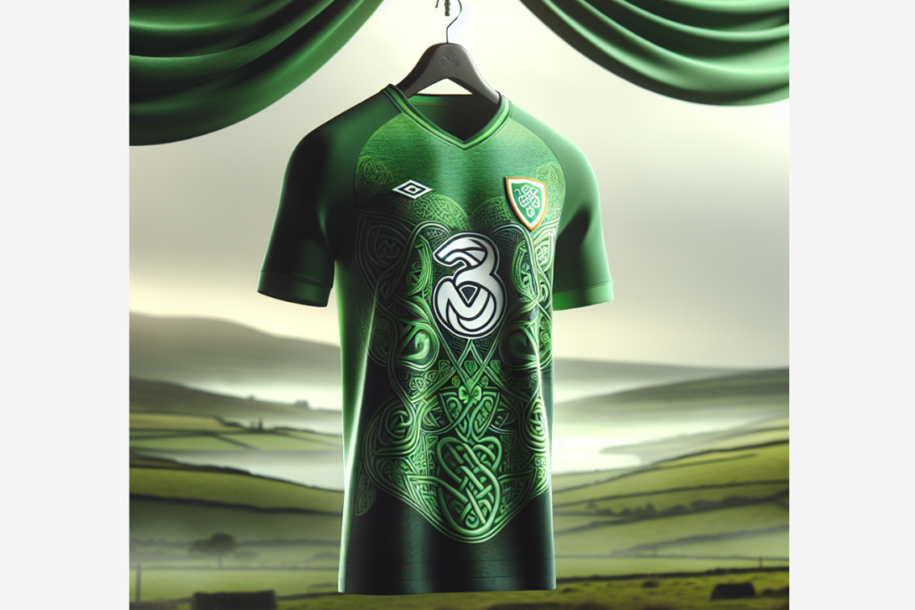 Irish Note Design Umbro SHIRT image 