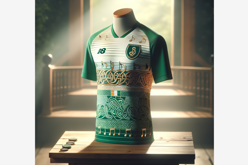 Irish Note Design Umbro SHIRT image 