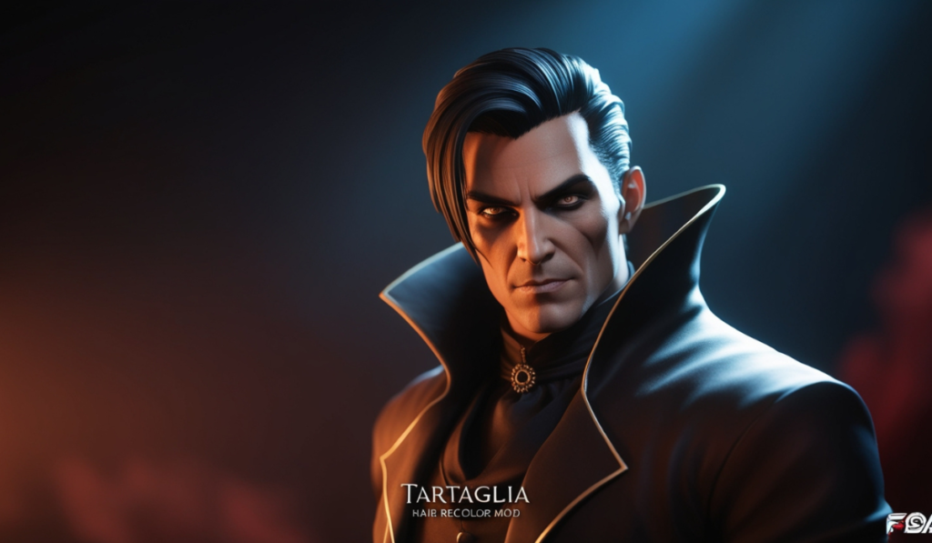 Tartaglia Hair Recolor Mod
