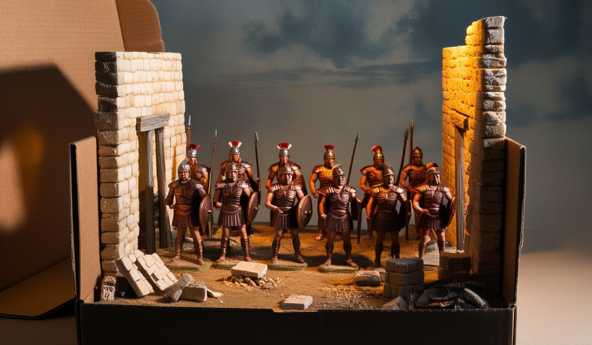 Trojan War Shoe-box Diorama