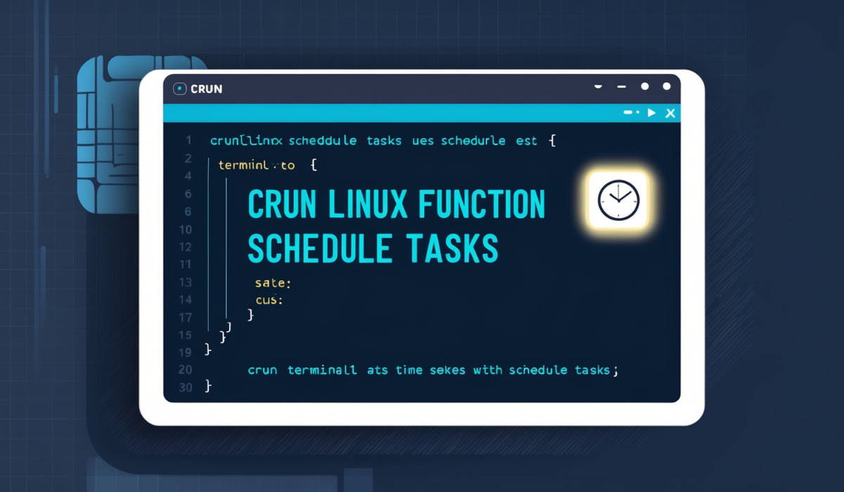 Crum Linux Function That Lets You Schedule a Task