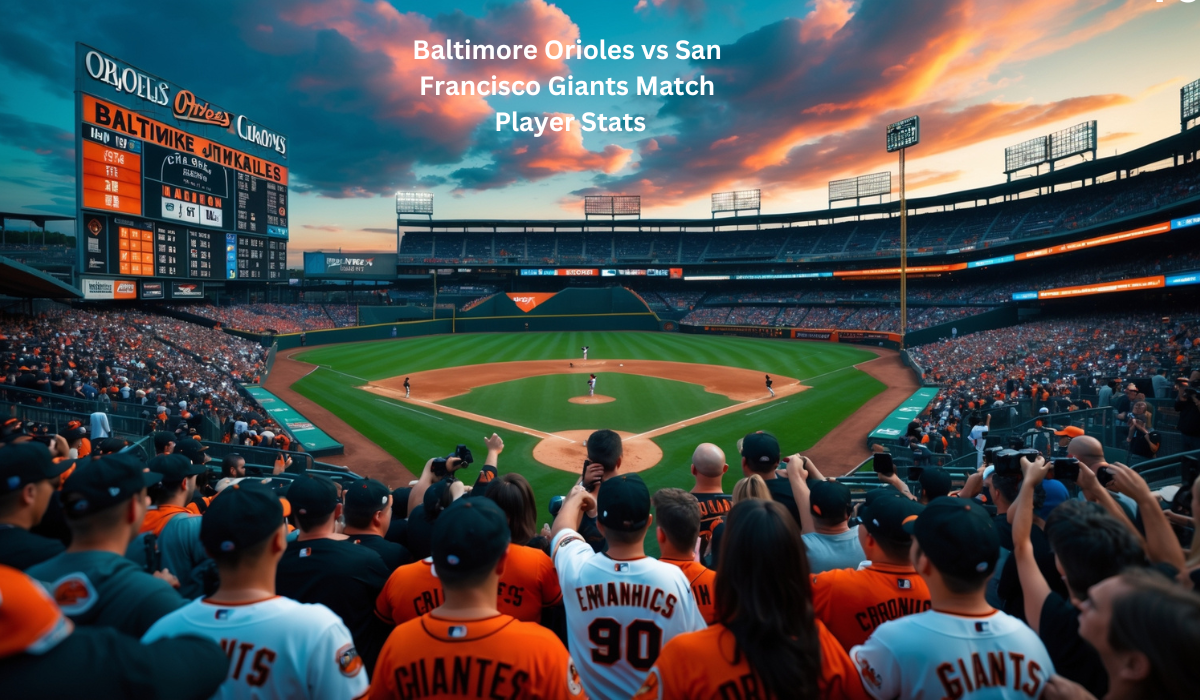 Baltimore Orioles vs San Francisco Giants Match Player Stats