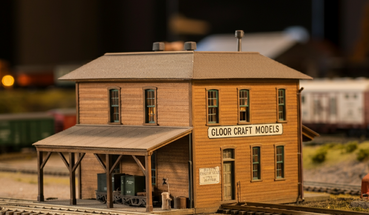 gloor craft models kit 410 freight house ho scale