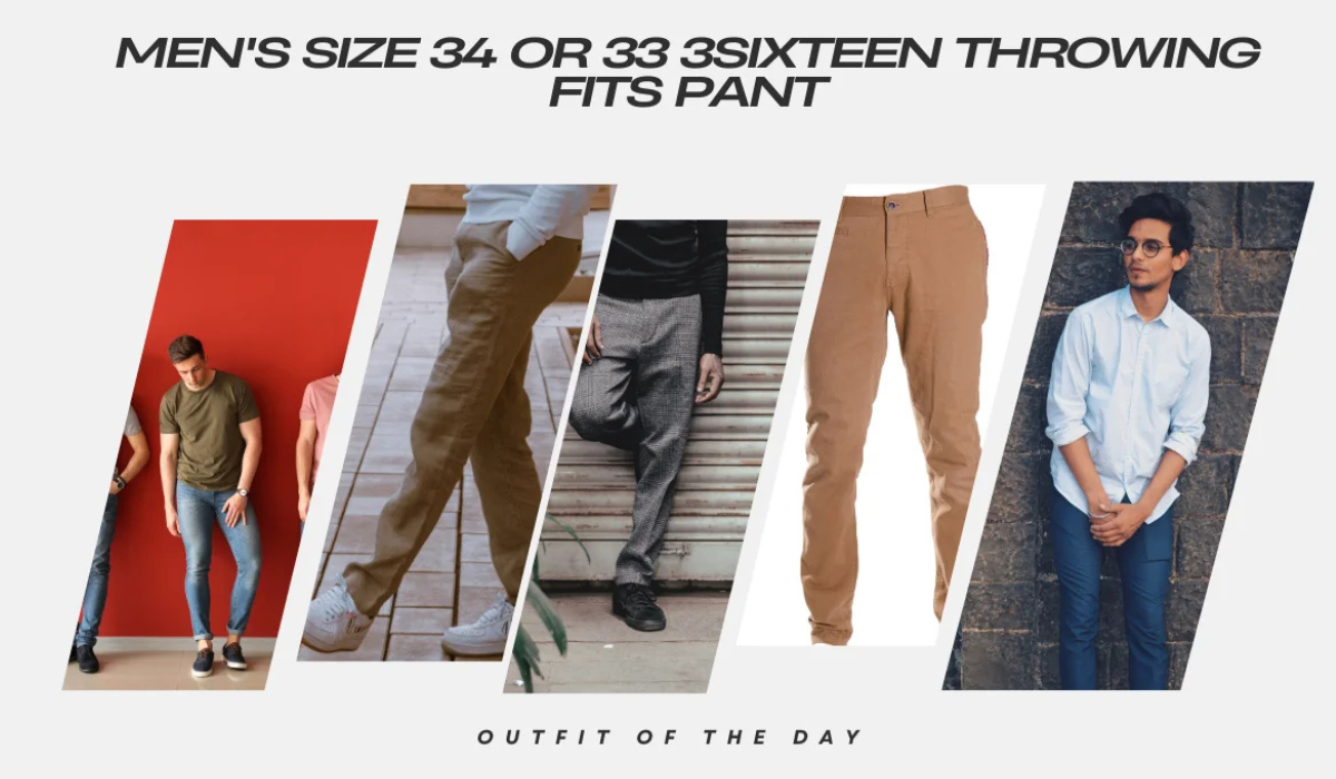 Men’s Size 34 or 33 3sixteen Throwing Fits Pant