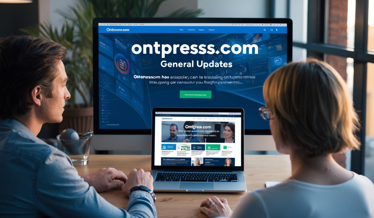 Ontpresscom General Updates