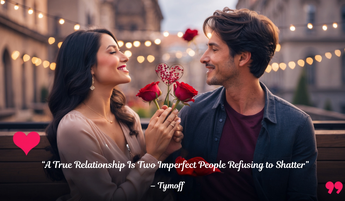 a true relationship is two imperfect people refusi - tymoff