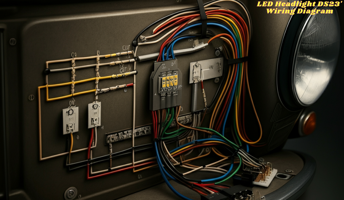 LED Headlight DS23' Wiring Diagram