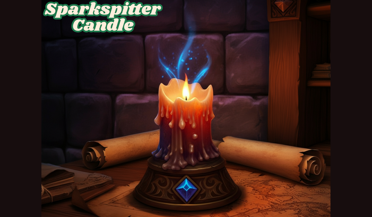 Sparkspitter Candle