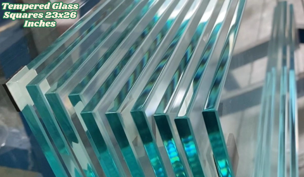 Tempered Glass Squares 23x26 Inches
