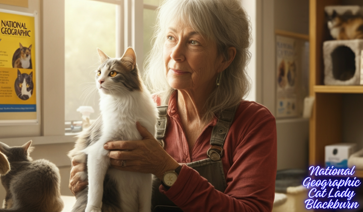 National Geographic Cat Lady Blackburn