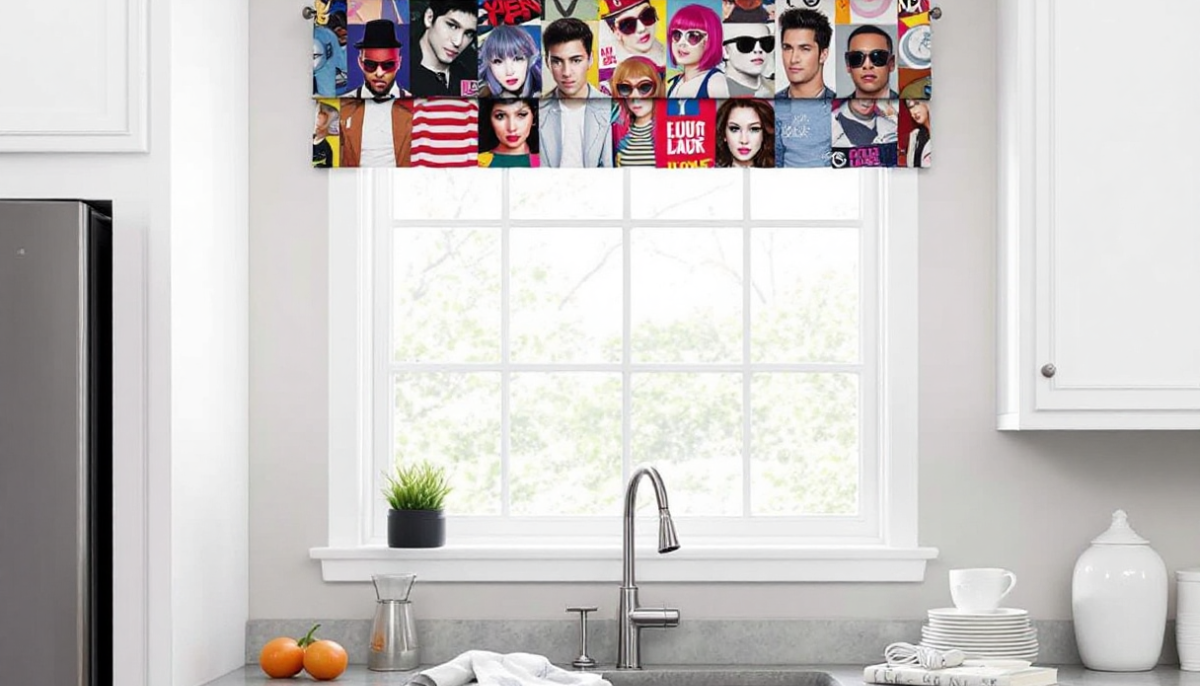 Gangnam Style Kitchen Valances