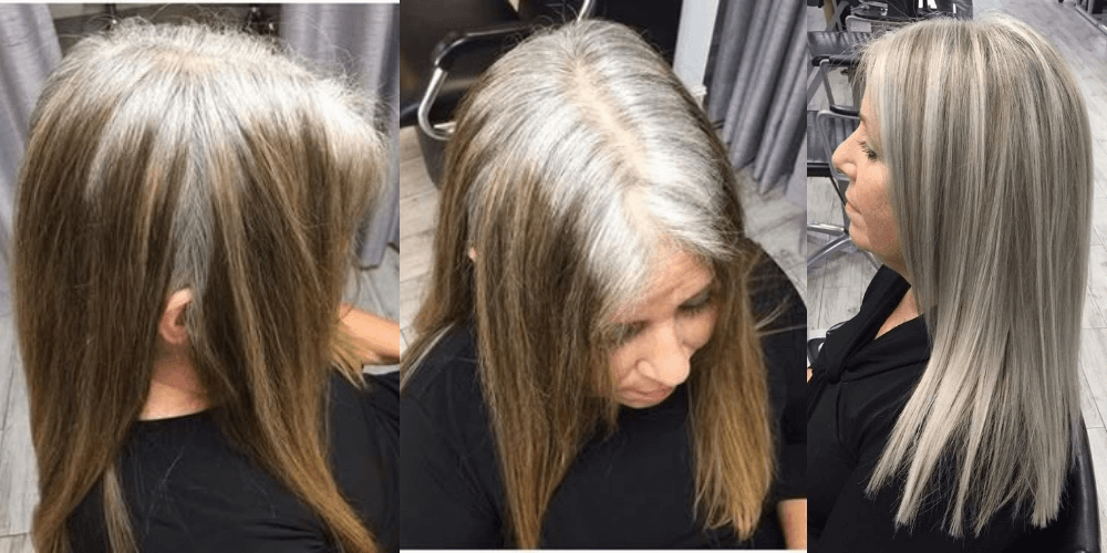 Highlights-and-lowlights-for-grey-hair Effortless Roots How to Blend Grey Hair with Dark Brown Hair: Unlock Your Ageless Style