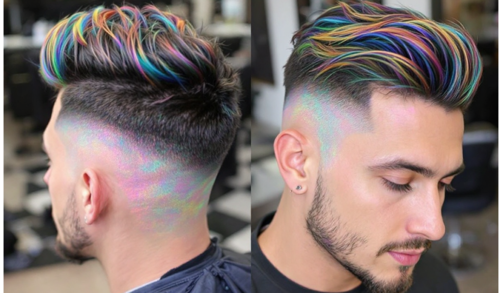 Holographic-Fade-1024x597 Top 20 Trendsetting Hairstyles for Men in 2025: From Classic Cuts to Modern Fades